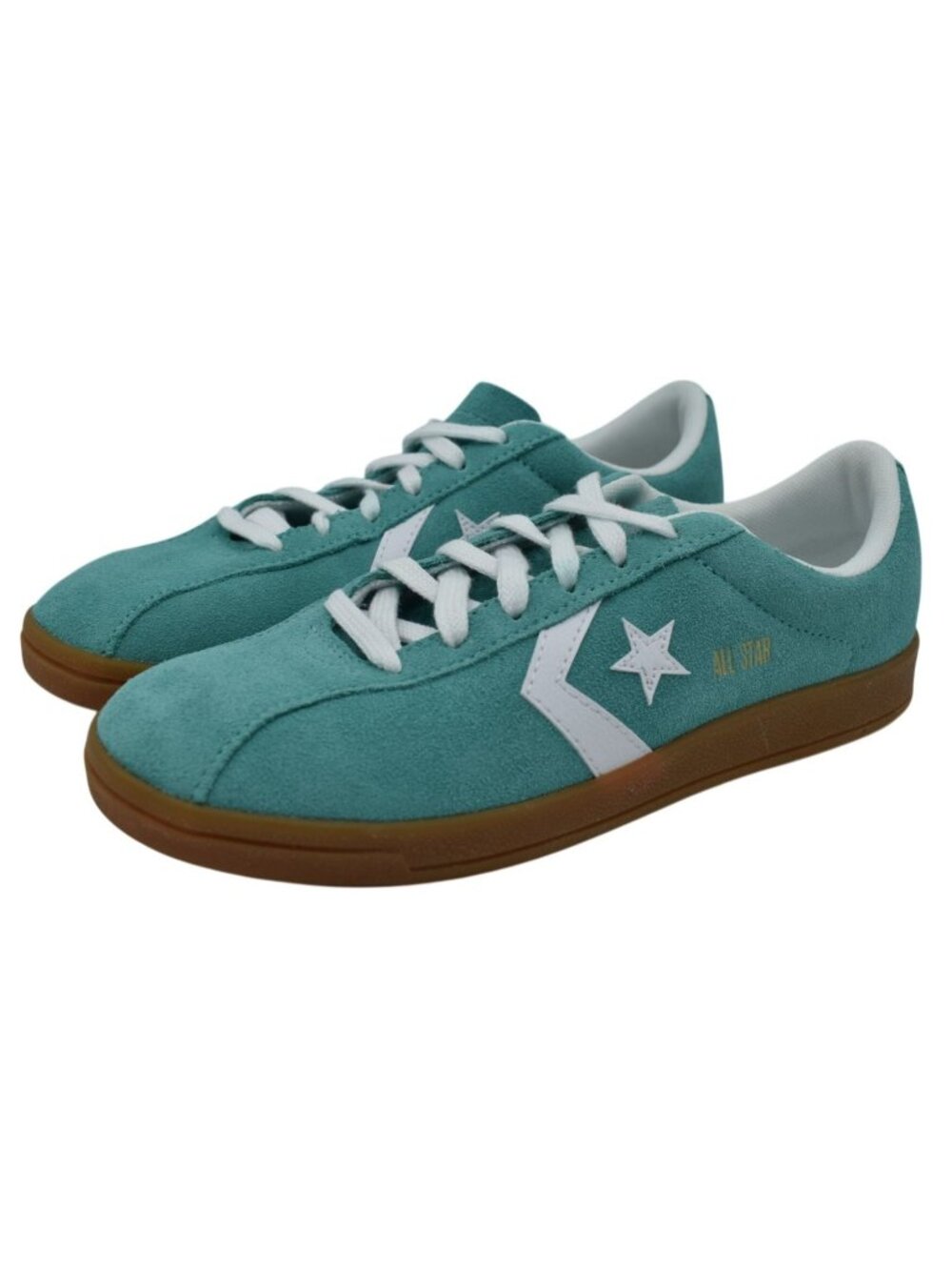 Converse Womens 7 All Star Classic Trainer Suede Teal Sea Green Sneakers Shoes